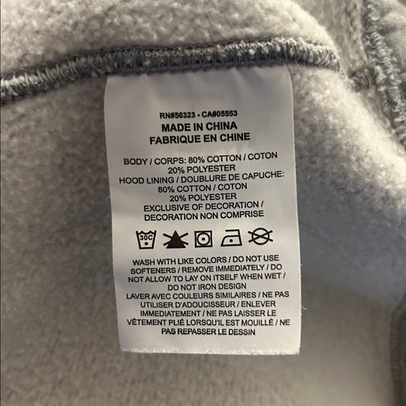 Nike Kyrie Irving Pullover Hoodie Men's Grey Red Zipper Small - Picture 6 of 9